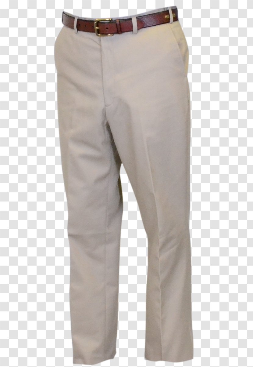 Pants Khaki - Men's Flat Material Transparent PNG