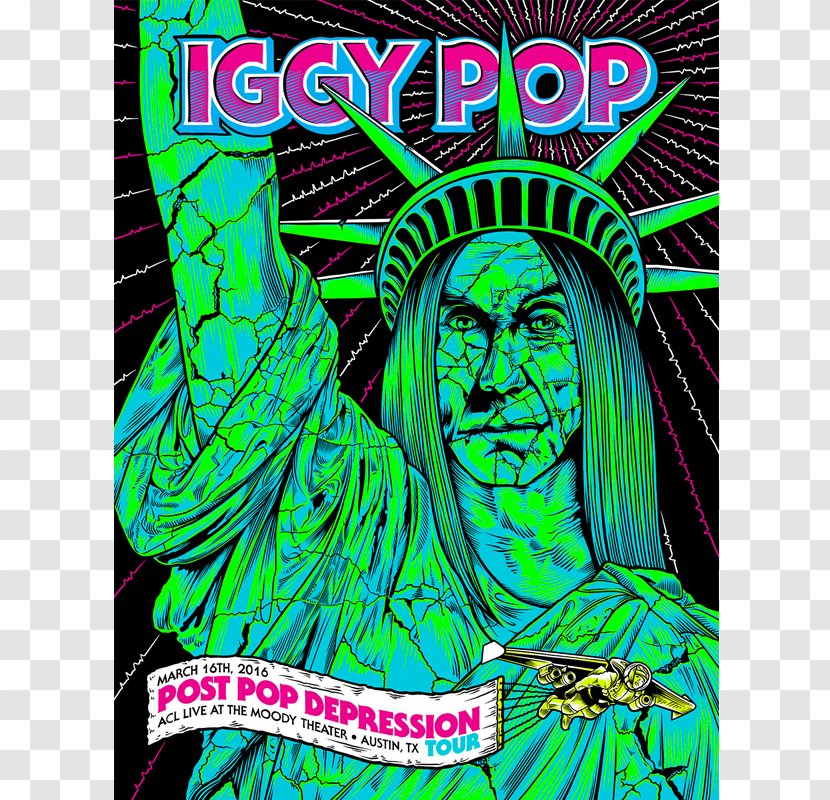 Post Pop Depression Tour Film Poster Graphic Design Concert - Tree Transparent PNG