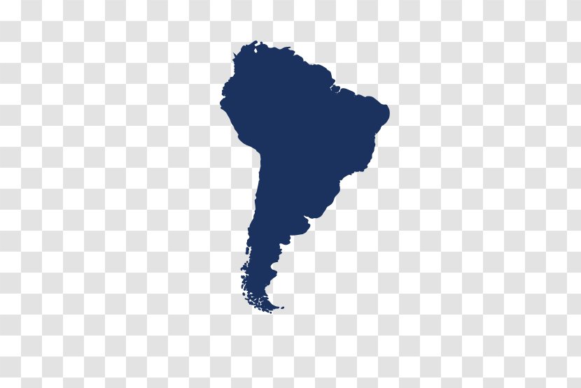 South America Latin United States Blank Map - North Transparent PNG