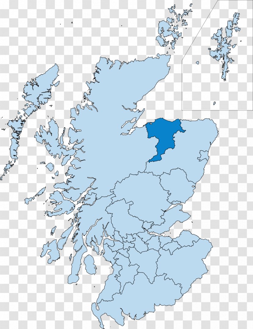 Fife Stirling Angus, Scotland Central Region, Map - Tree Transparent PNG