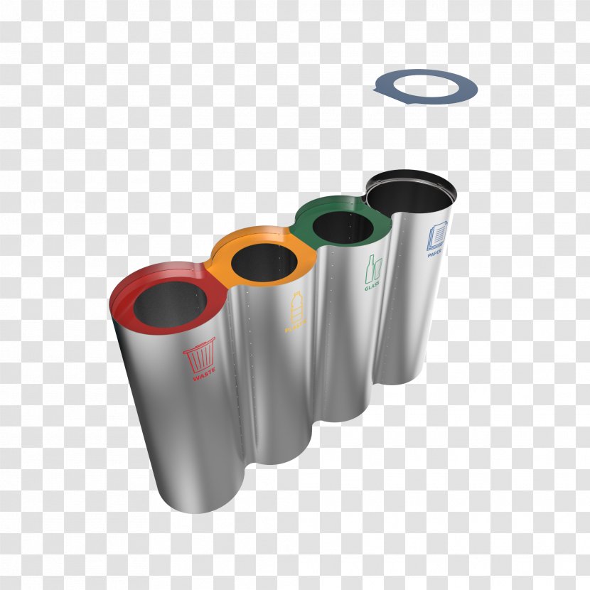 Recycling Bin Plastic Rubbish Bins & Waste Paper Baskets Steel - Model - Locks Garbage Containers Transparent PNG