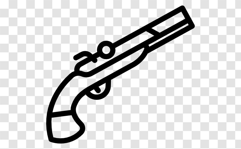 Musket Gun Weapon Antique Firearms Pistol - Cartoon Transparent PNG