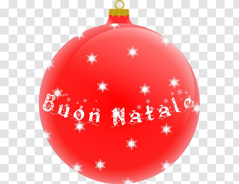 Christmas Ornament Decoration Clip Art - Red Ball Transparent PNG