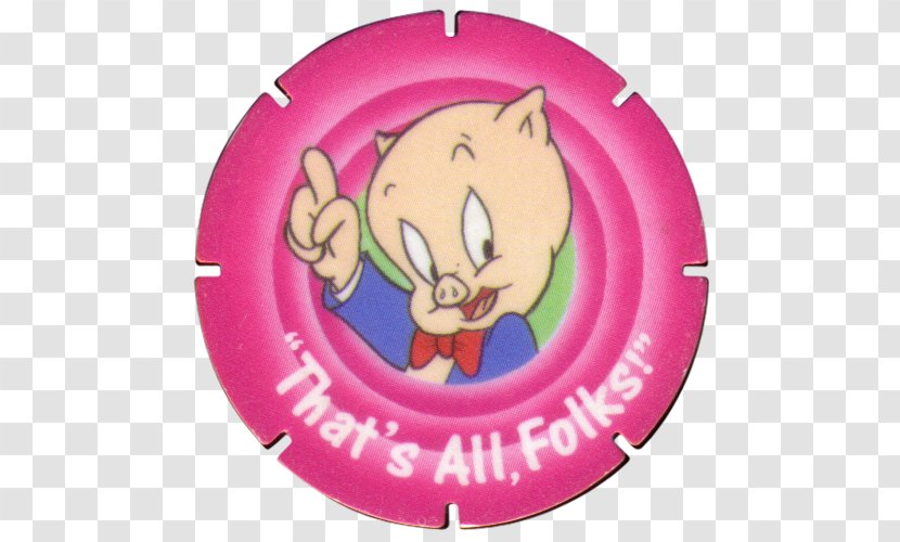 Porky Pig Tazos Looney Tunes Daffy Duck Cartoon - Show Transparent PNG