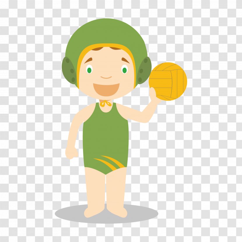 Cartoon Sport Royalty-free - Toddler - WATERPOLO Transparent PNG