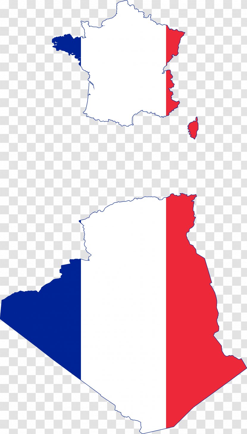 French Algeria France Colonial Empire Map - Tree - Flag Transparent PNG