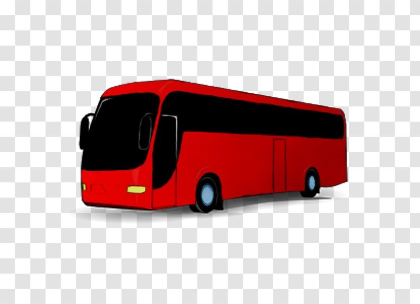 Bus Cartoon - Coach - Airport Public Transport Transparent PNG