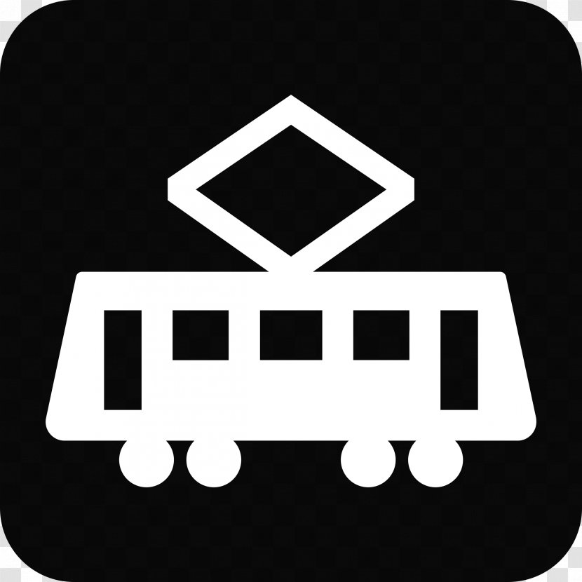 Tram Rail Transport Train Clip Art - Text Transparent PNG