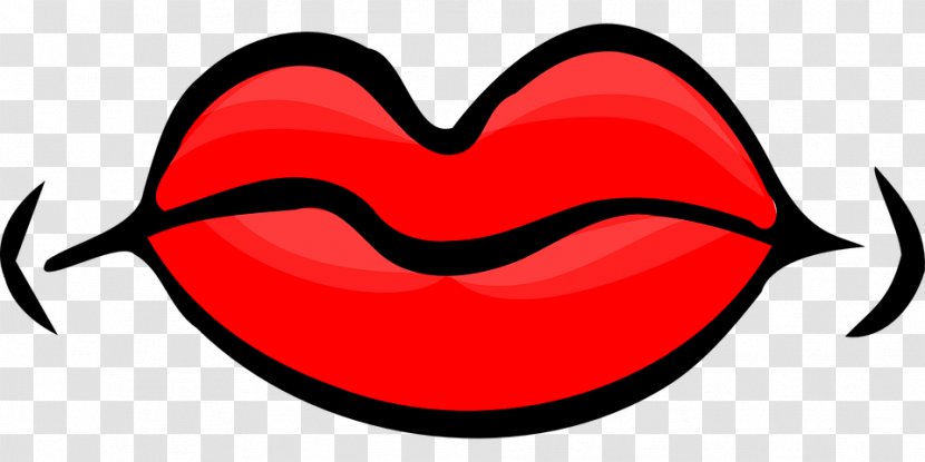 Lip Clip Art - Silhouette - Heart Transparent PNG