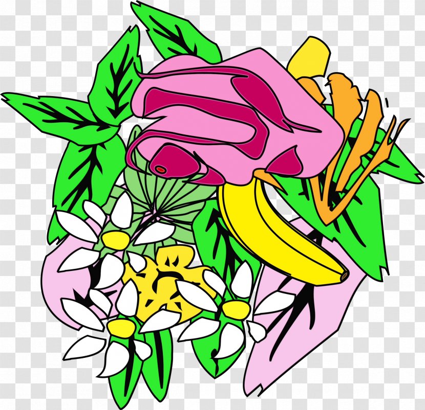 Floral Design - Plant - Wildflower Line Art Transparent PNG