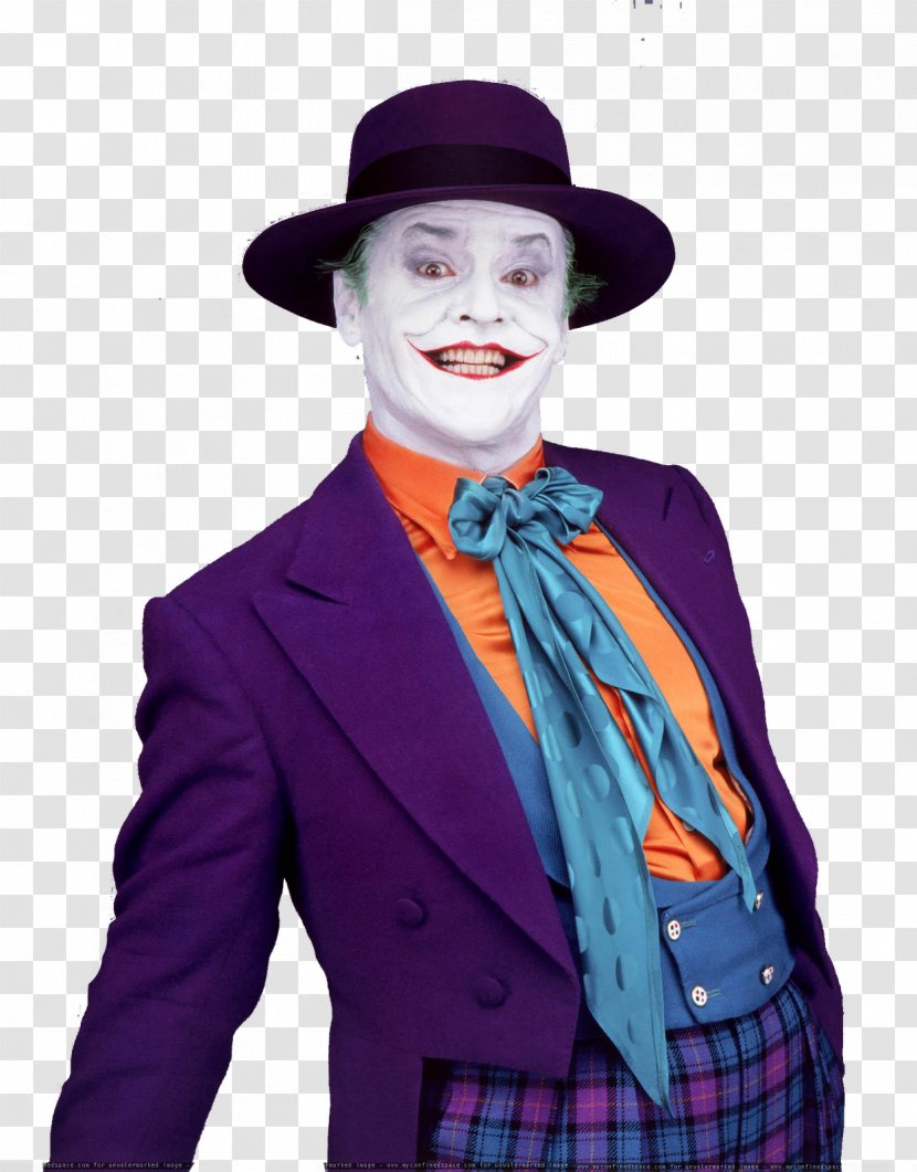 Batman Joker Actor Male Comic Book - Purple - Play Boy Transparent PNG