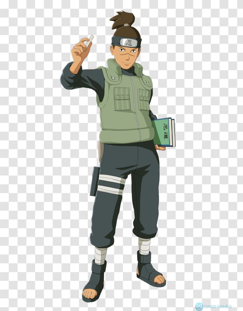Iruka Umino Naruto Shippuden: Ultimate Ninja Storm Revolution Konohamaru Sarutobi Kakashi Hatake - Watercolor Transparent PNG