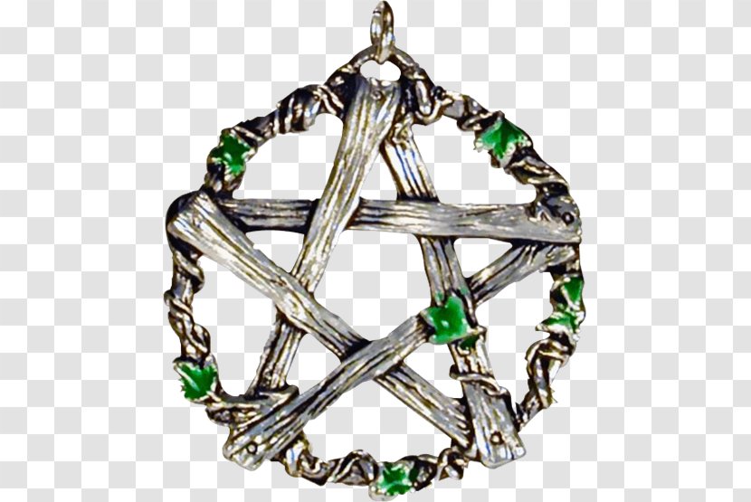 Pentagram Pentacle Yahshuah Necklace Wicca - Witchcraft - Jewelry Transparent PNG