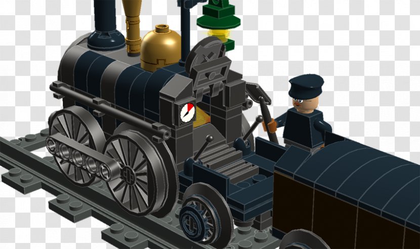 Steam Engine Locomotive Motor Vehicle - Lego Transparent PNG