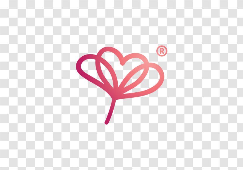 Logo Font Heart Pink M Line - Magenta - Azhar Illustration Transparent PNG