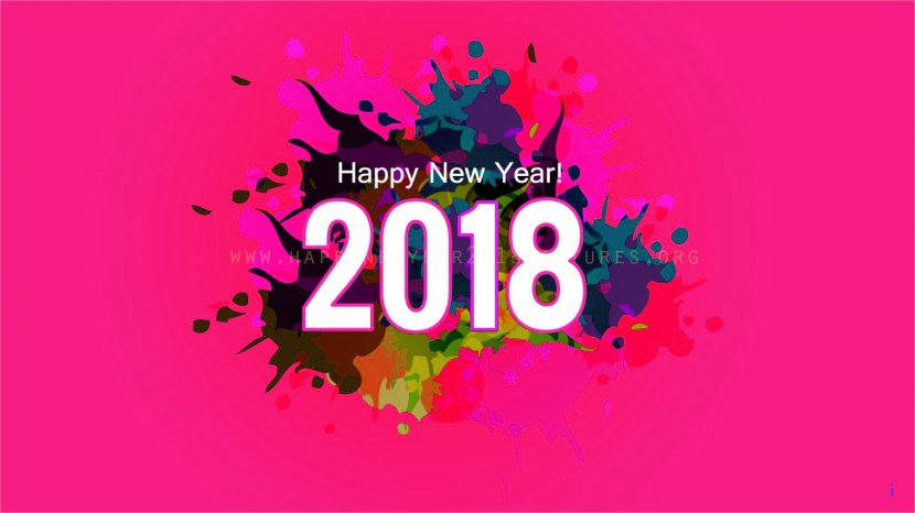 New Year's Day Wish Greeting & Note Cards - Happy Year Transparent PNG
