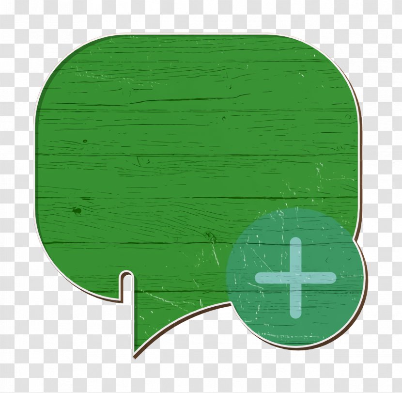 Chat Icon Speech Bubble Interaction Assets - Green - Sticker Leaf Transparent PNG