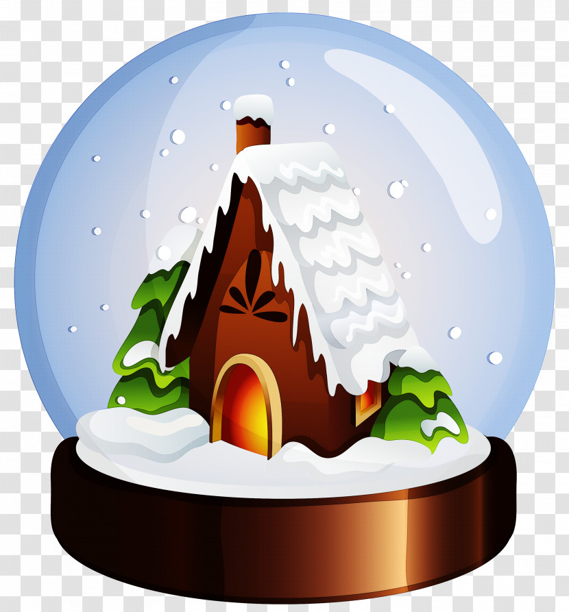 Cartoon Igloo Tree Landscape Transparent PNG