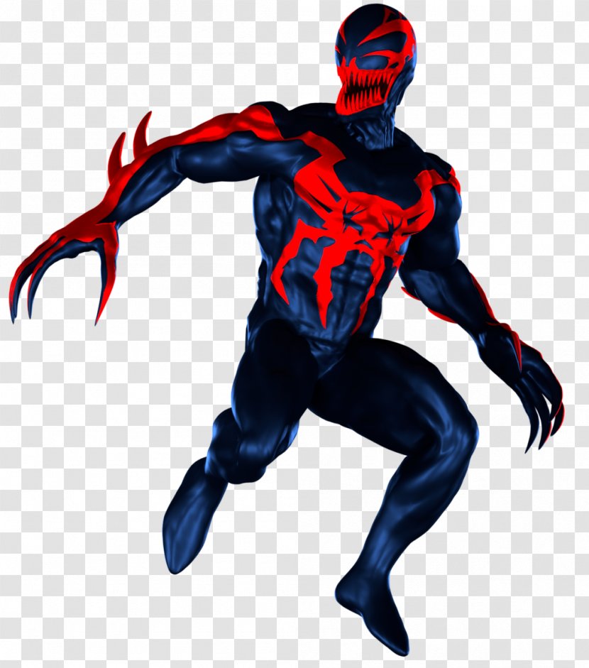 Spider-Man 2099 Maximum Carnage Venom - Action Figure Transparent PNG