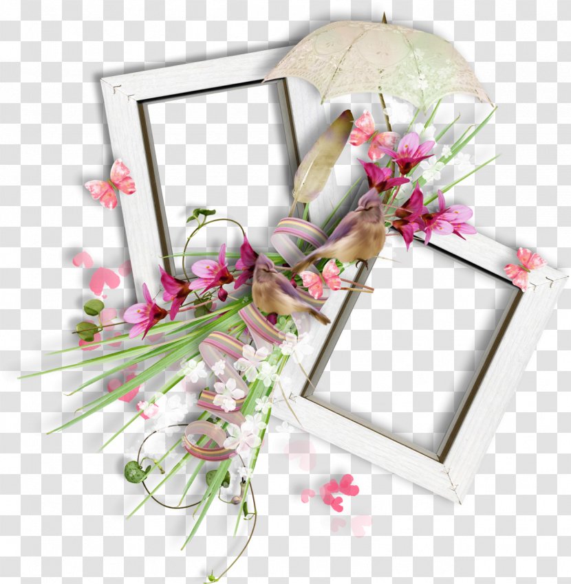 Picture Frames Photography - Artificial Flower - Spring Photo Frame Transparent PNG