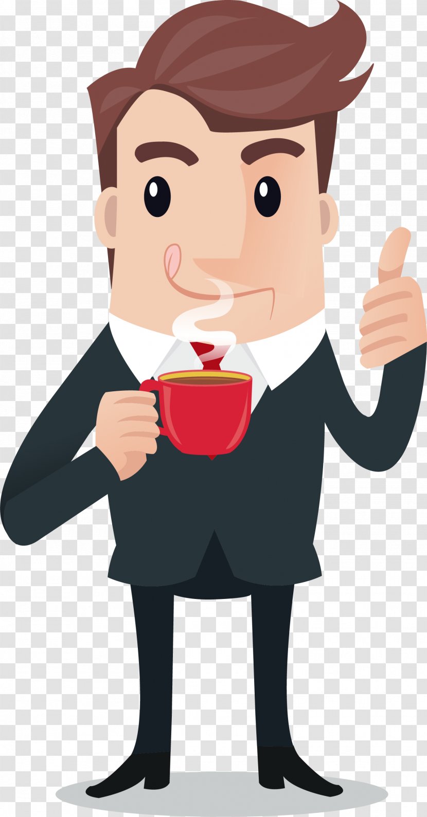 Vector Graphics Stock Photography Royalty-free Clip Art Illustration - Cartoon - Man Drinking Transparent PNG