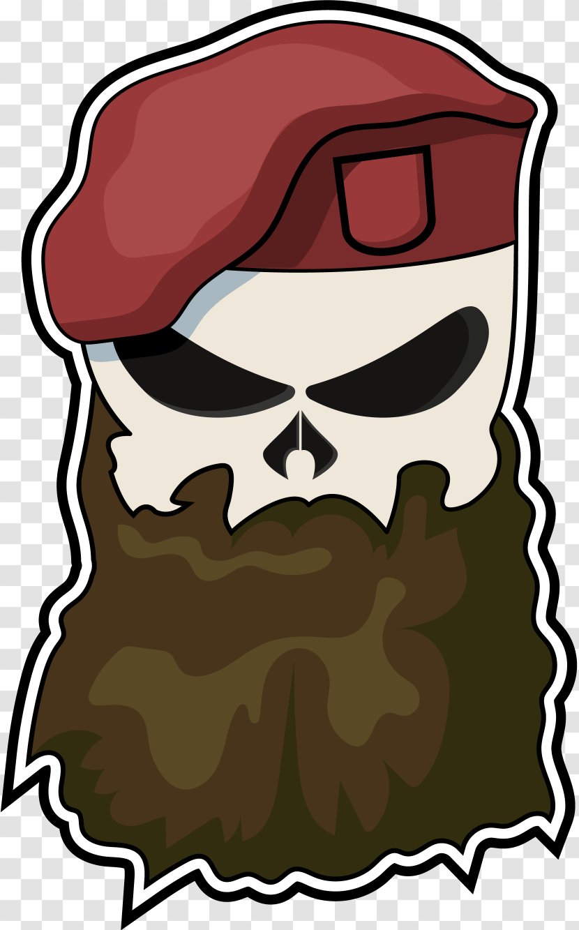 Decal Sticker Beard Skull T-shirt - Bumper Transparent PNG