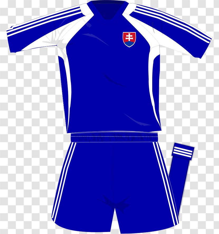 Slovakia National Football Team Kit T-shirt Transparent PNG
