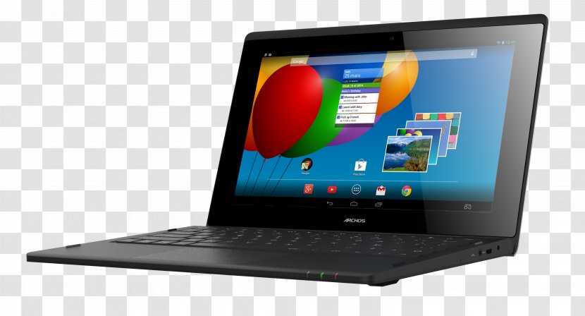 Laptop Archos 101 Internet Tablet Android Computer - Jelly Bean Transparent PNG