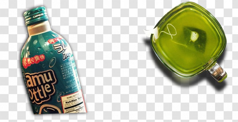 Ramen Glass Bottle Miso Broth - Noodle - Enoki Mushroom Transparent PNG