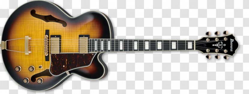 Ibanez Artcore Series Semi-acoustic Guitar Electric Vintage ASV10A - Sunburst Transparent PNG