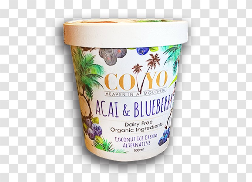 Flowerpot Flavor - Coconut Ice Cream Transparent PNG