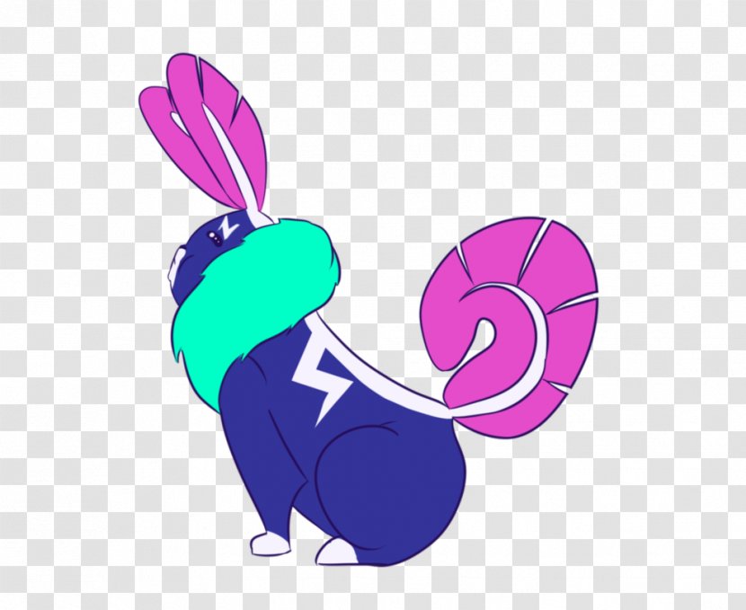 Butterfly Easter Bunny Rabbit Hare - Insect - Lightning Flash Transparent PNG