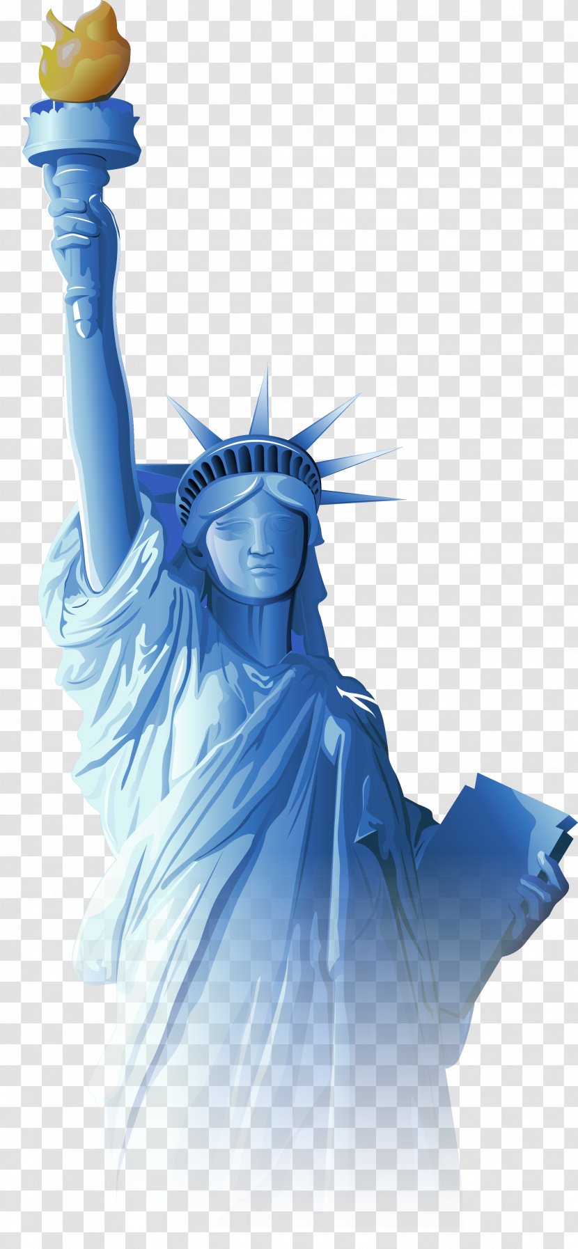 Statue Of Liberty Infographic - Visually Transparent PNG