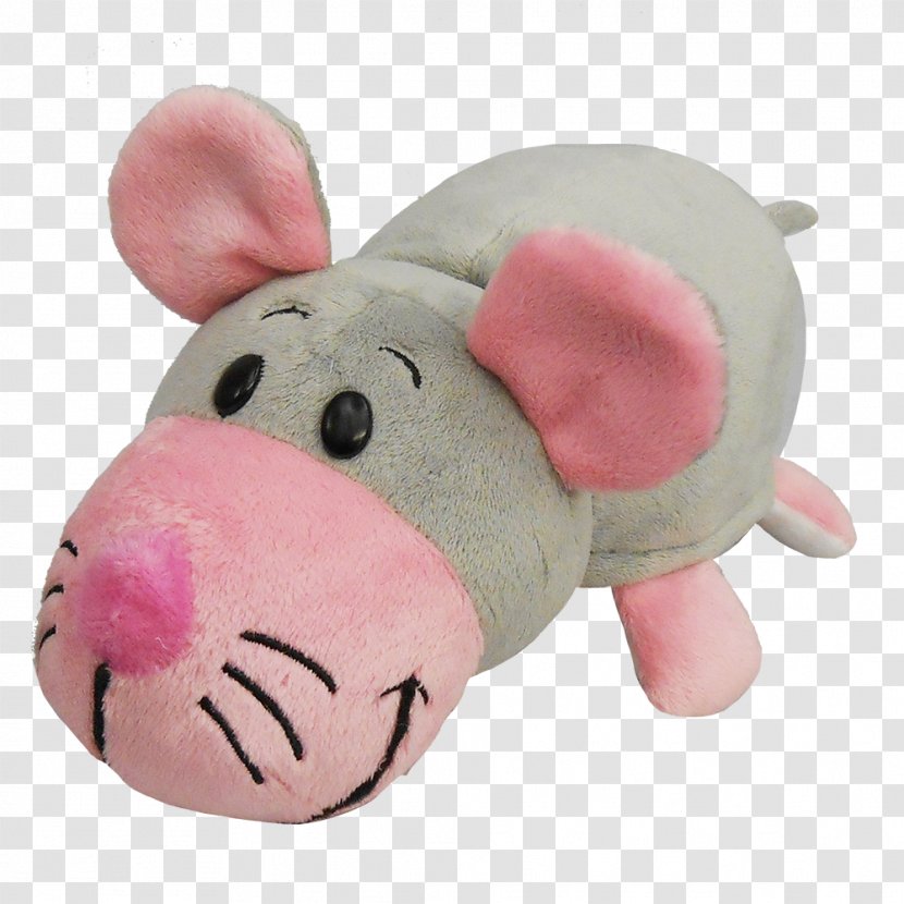 Stuffed Animals & Cuddly Toys Pink Cat Mouse - Snout Transparent PNG