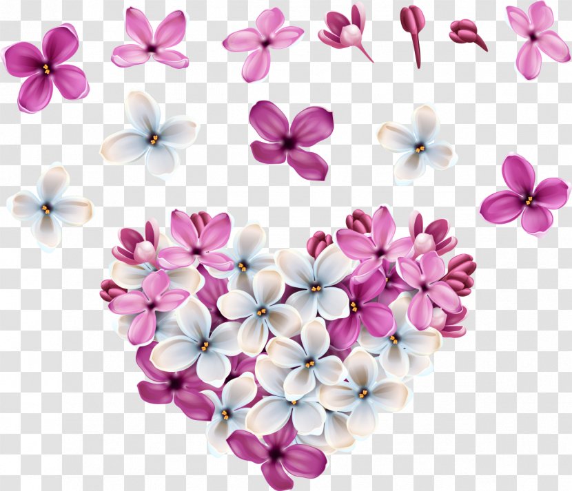 Flower Lilac Clip Art - Cut Flowers Transparent PNG