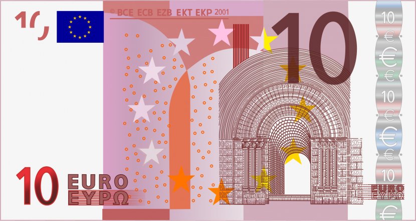 10 Euro Note Banknotes 500 Transparent PNG