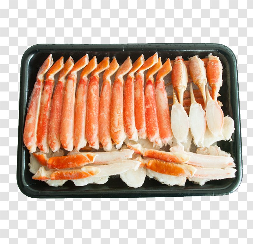 Snow Crab Sushi Japanese Cuisine Stick - Frame - Claws, Legs Transparent PNG