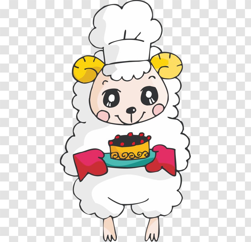 Sheep 羊 Clip Art - Smile Transparent PNG