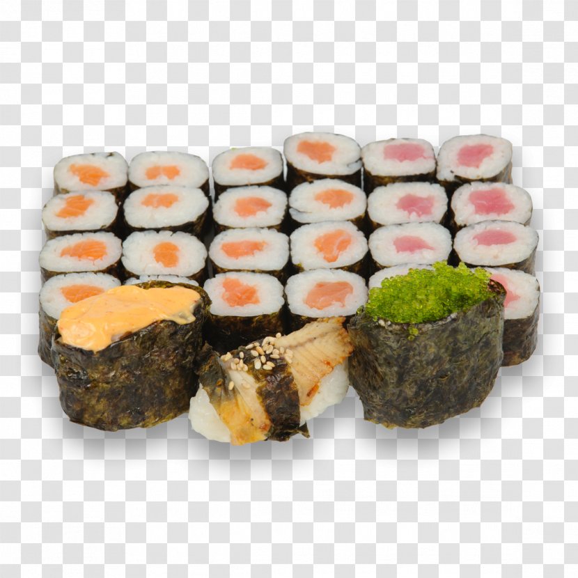 California Roll Gimbap Sushi Makizushi Smoked Salmon - Tuna Transparent PNG