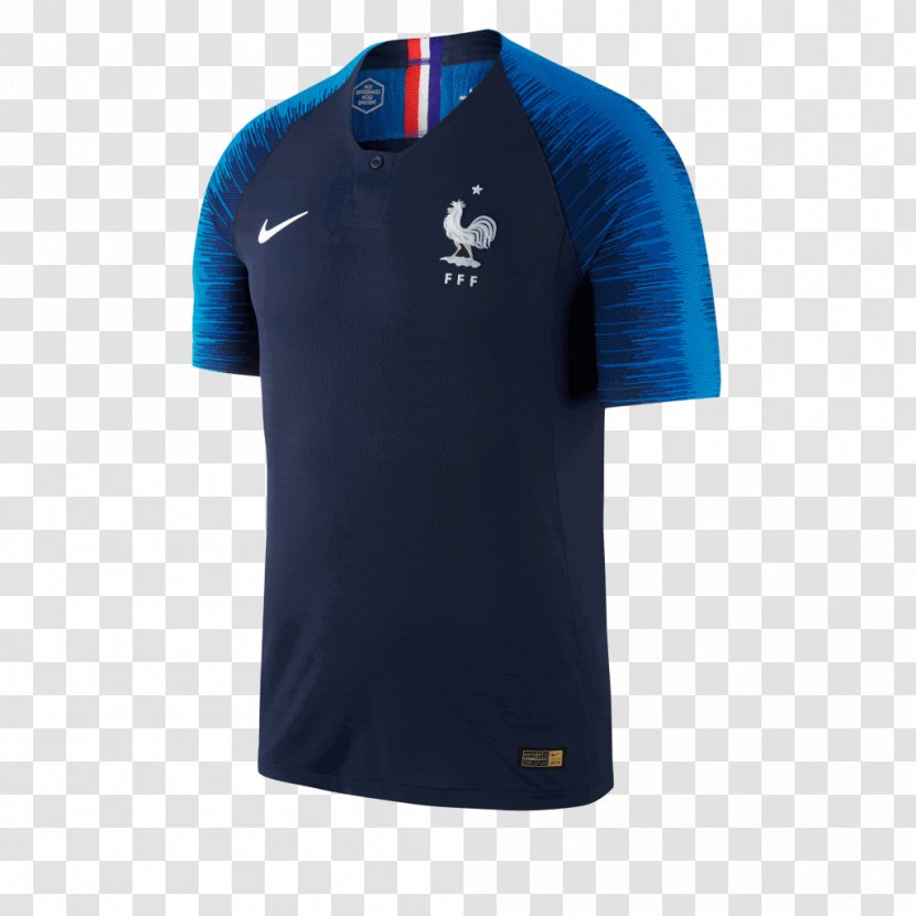 2018 World Cup France National Football Team Jersey Nike T-shirt - Uniform Transparent PNG