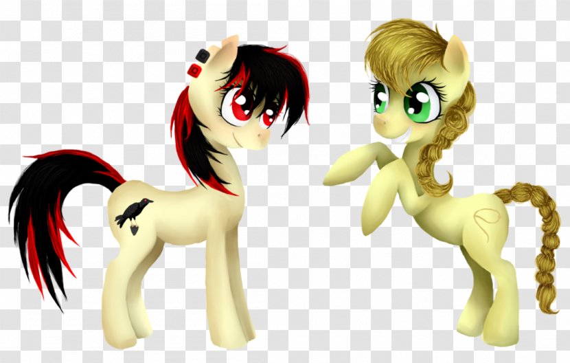 Horse Cartoon Figurine Character Tail Transparent PNG