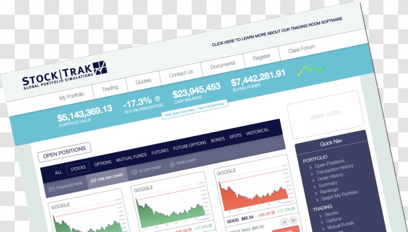 Trader Option Stock Market Simulator - Multimedia Transparent PNG