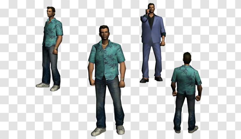 Grand Theft Auto: Vice City San Andreas Auto III Tommy Vercetti Devil May Cry - Suit Transparent PNG