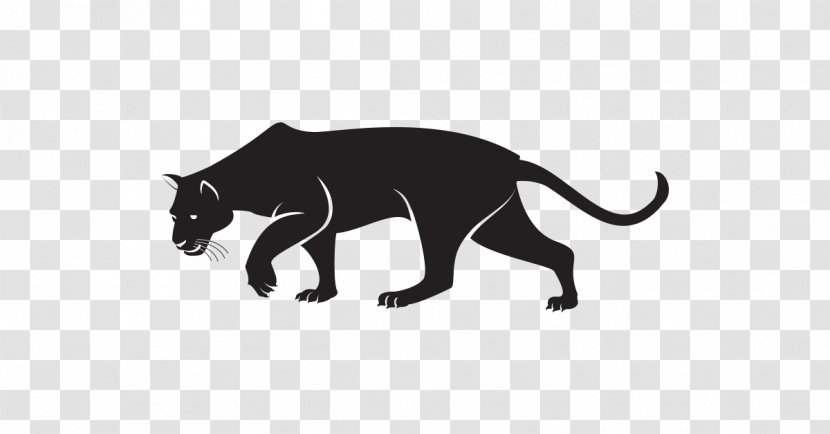 Black Panther Cougar Clip Art - Silhouette - Free Download Transparent PNG