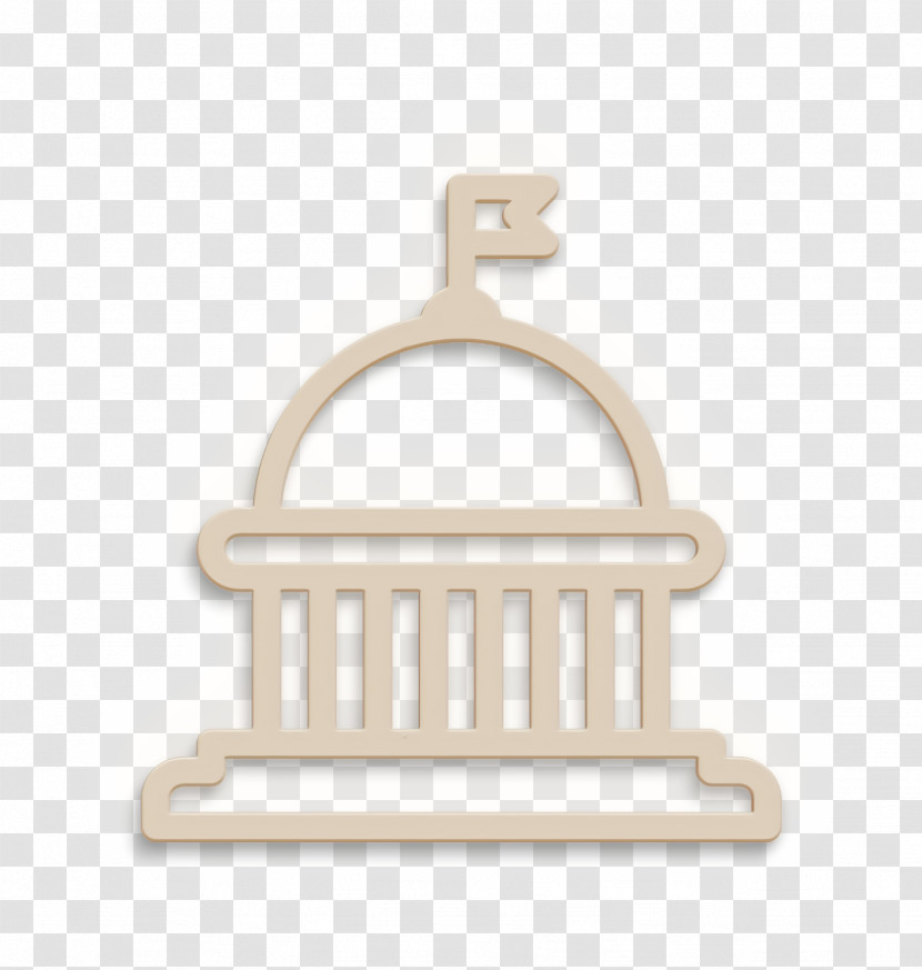 Places Icon Capitol Icon Transparent PNG