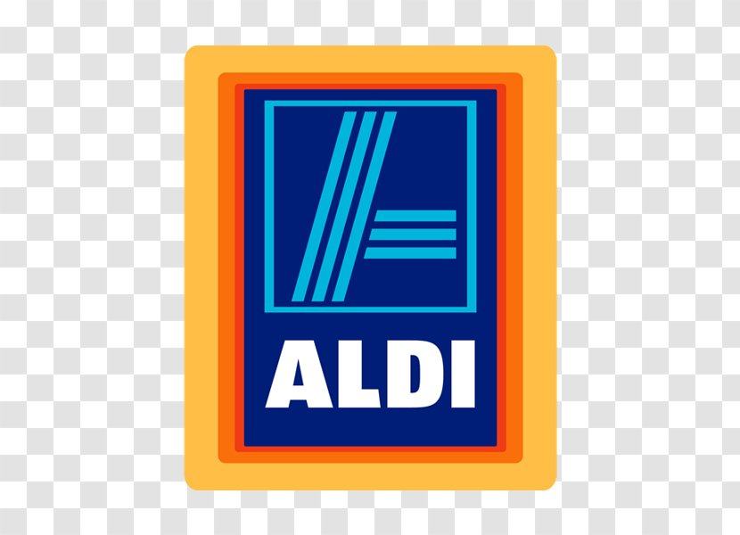 Aldi Grocery Store Supermarket Chicago Company - Rectangle - Logo Transparent PNG