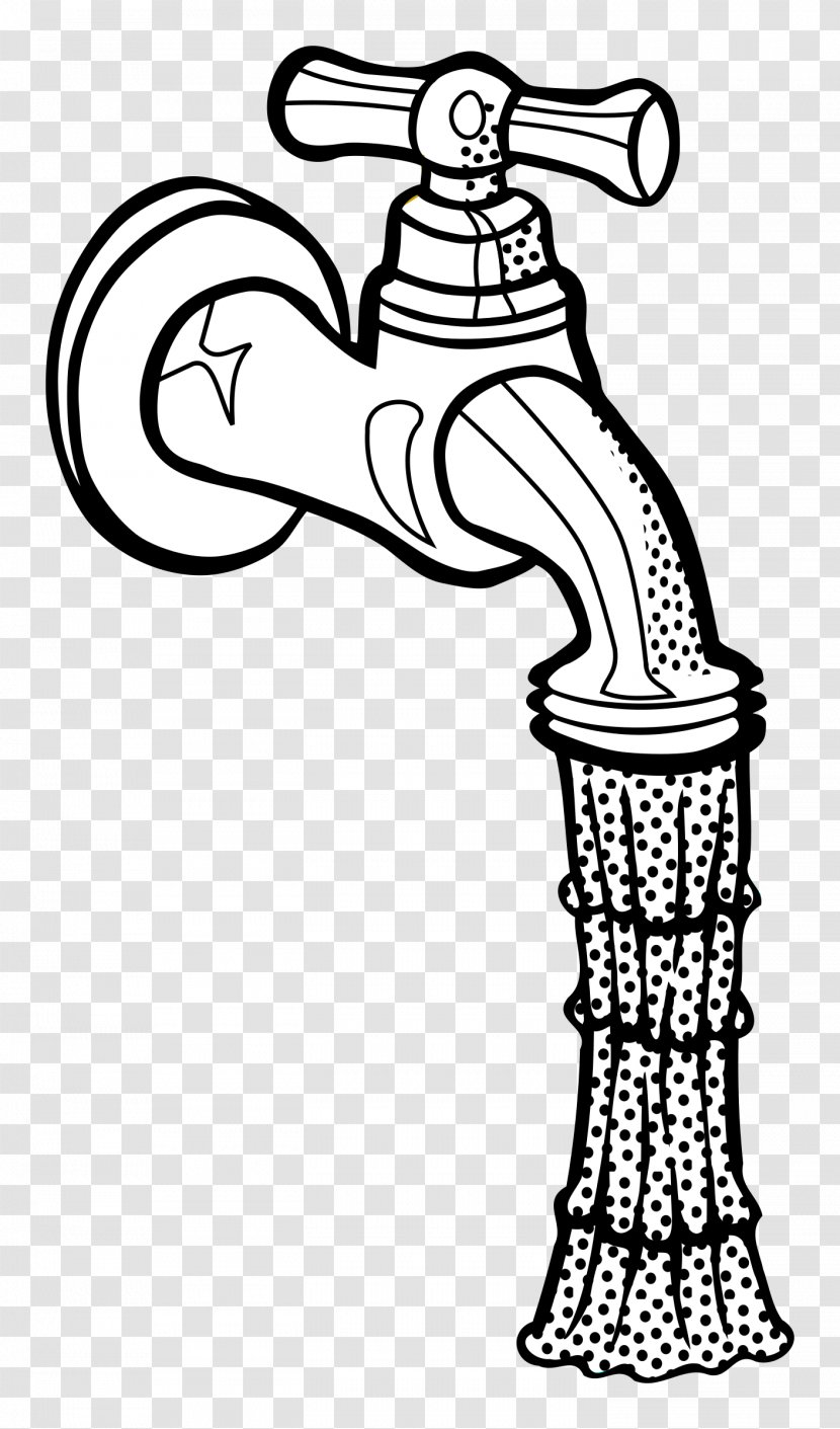 Tap Line Art Water Clip - Human Behavior - Colouring Transparent PNG