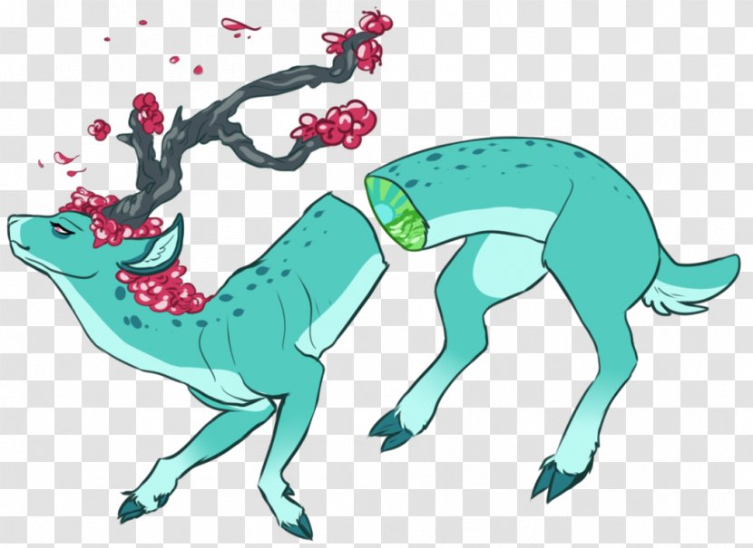 Reindeer Animal Vertebrate - Deer - Iced Tea Transparent PNG