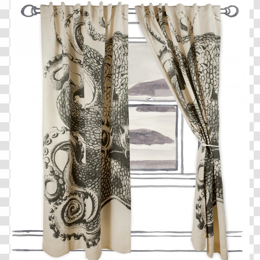 Curtain Window Treatment Douchegordijn Drapery - House - Antique Curtains Transparent PNG