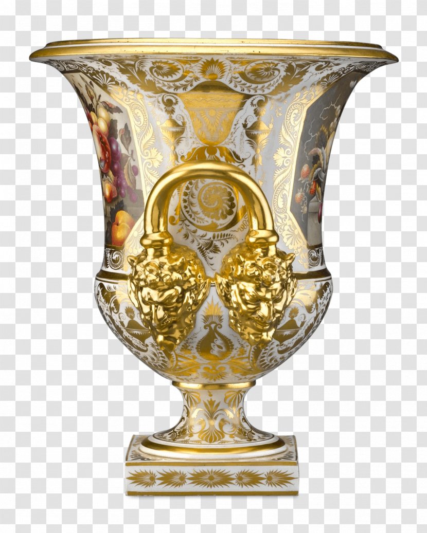 Vase Derby Porcelain Antique - Empire Style Transparent PNG